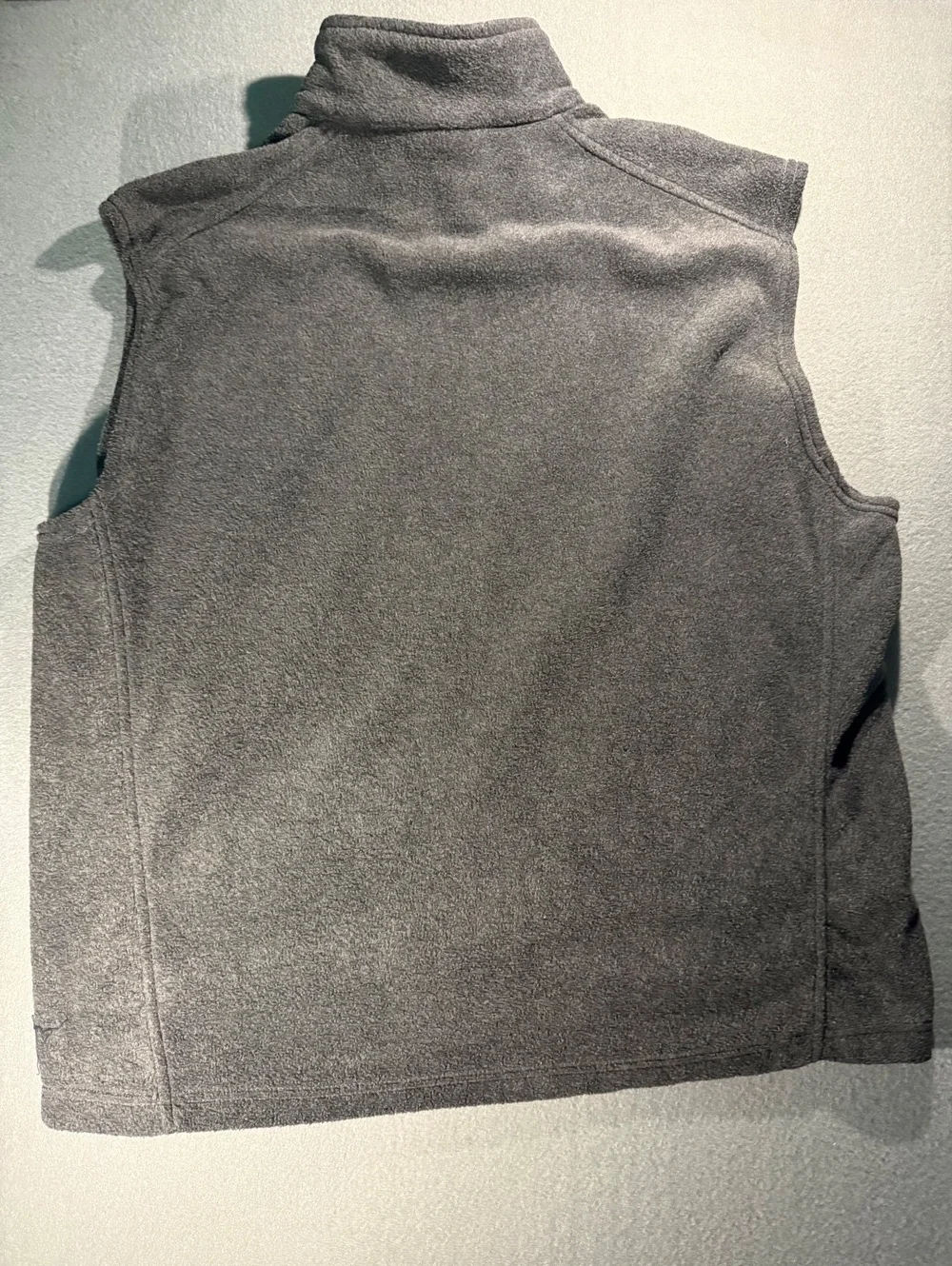 Columbia Men's Fleece Vest XL Gray Full Zip
